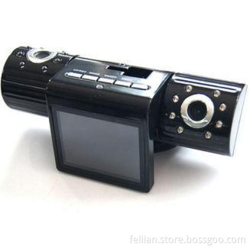 IR Night Vision 5 Mega Pixel Dual Camera Car DVR , Dual Len
